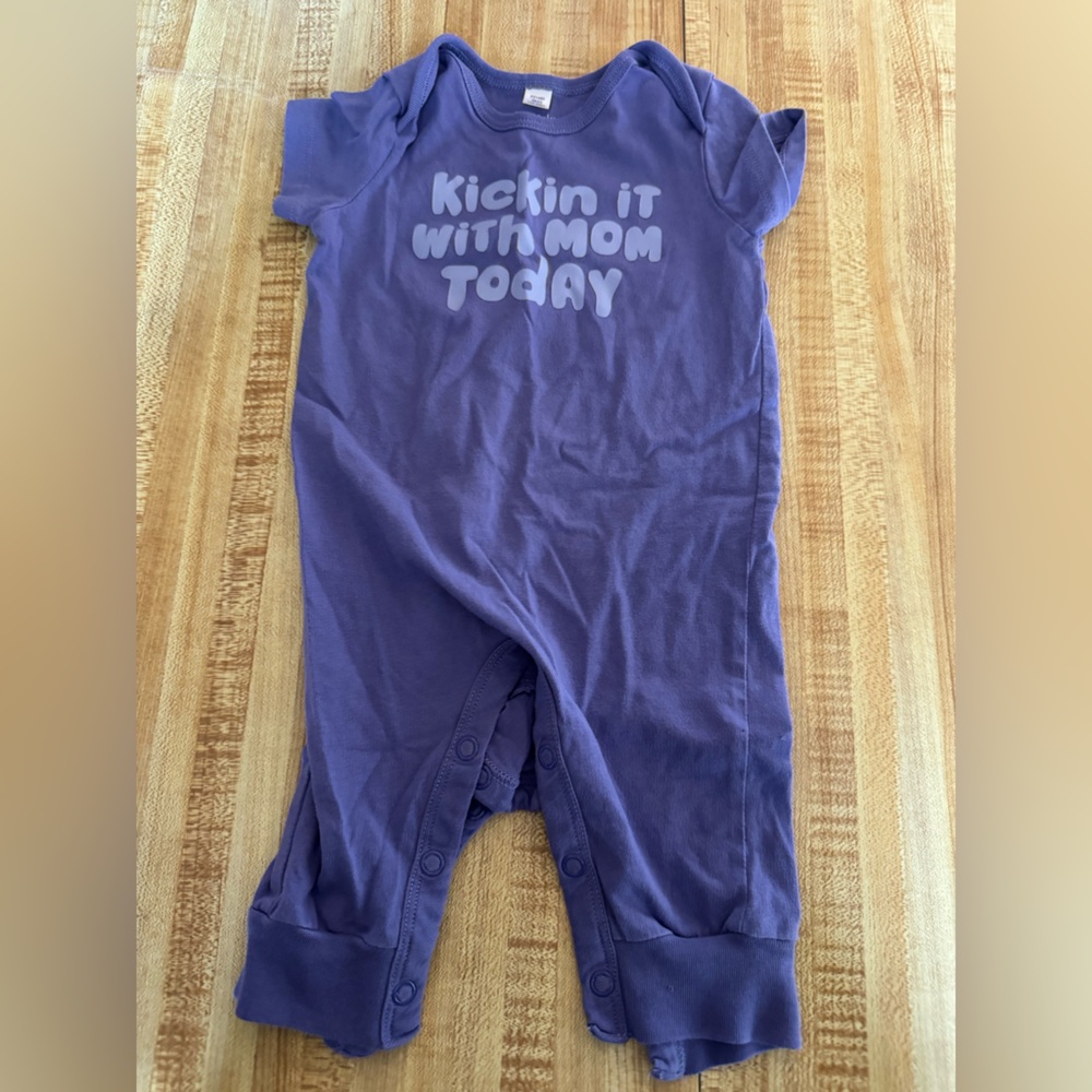 Okie Dokie Lavender Baby Onesie